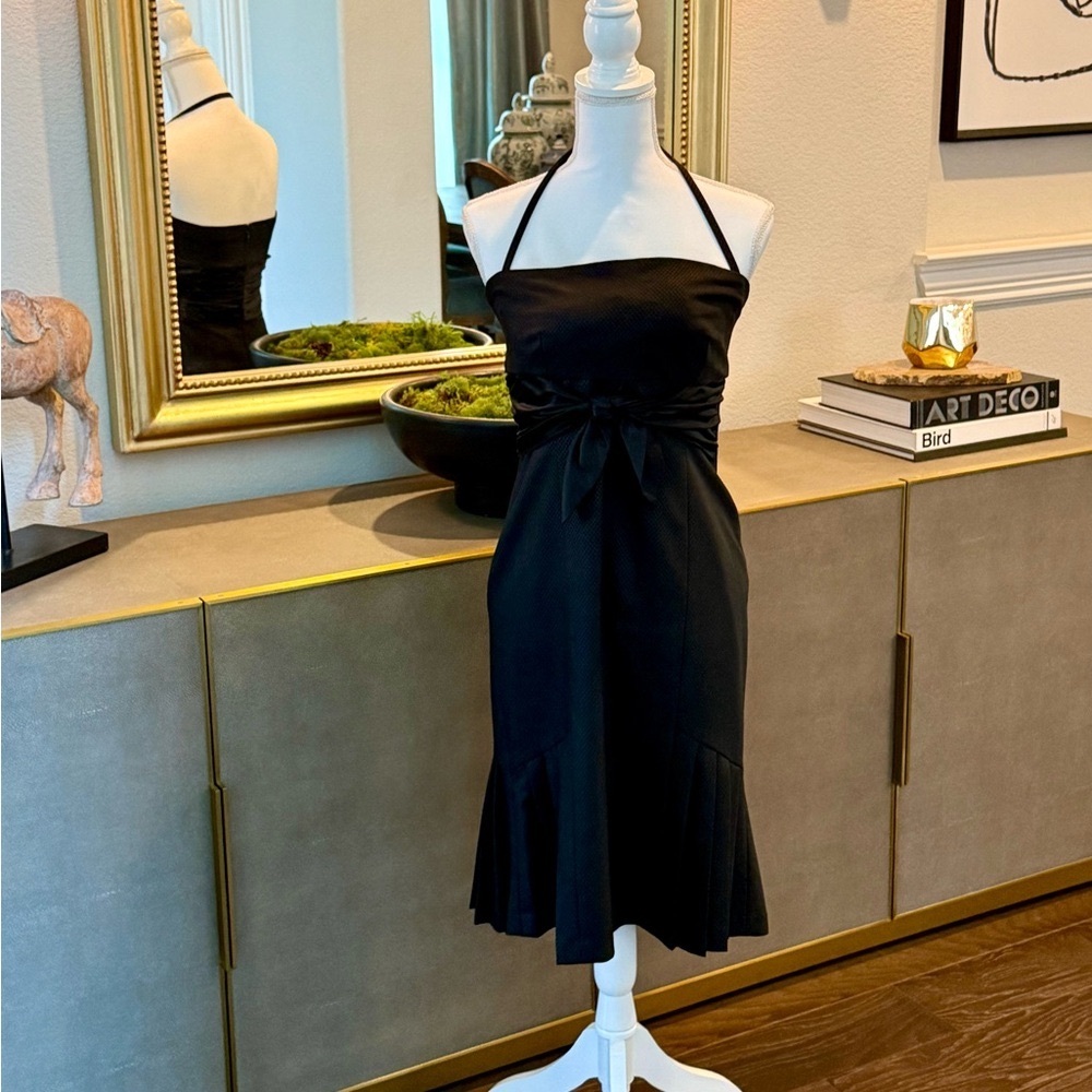 bebe Black Strapless Dress